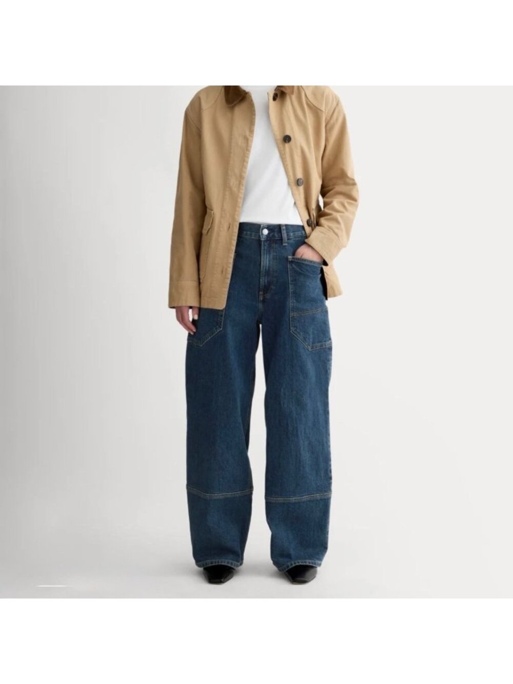 Everlane The Way High Gardener Jean Vintage Indigo Size 28 R